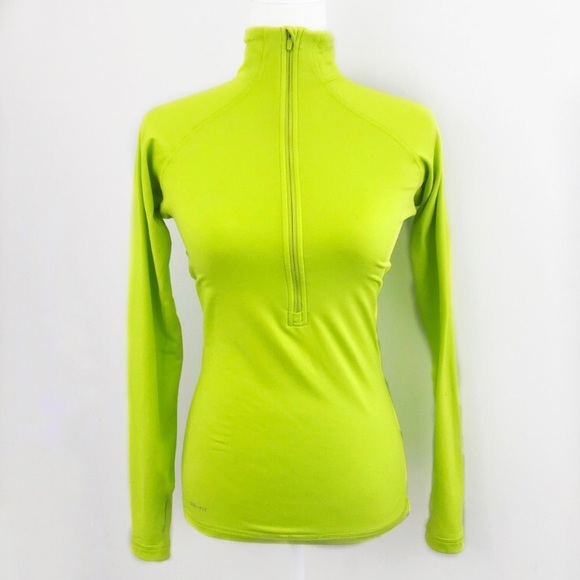 Nike Jackets & Blazers - Nike Pro Workout Half Zip Thumb Hole Jacket A3